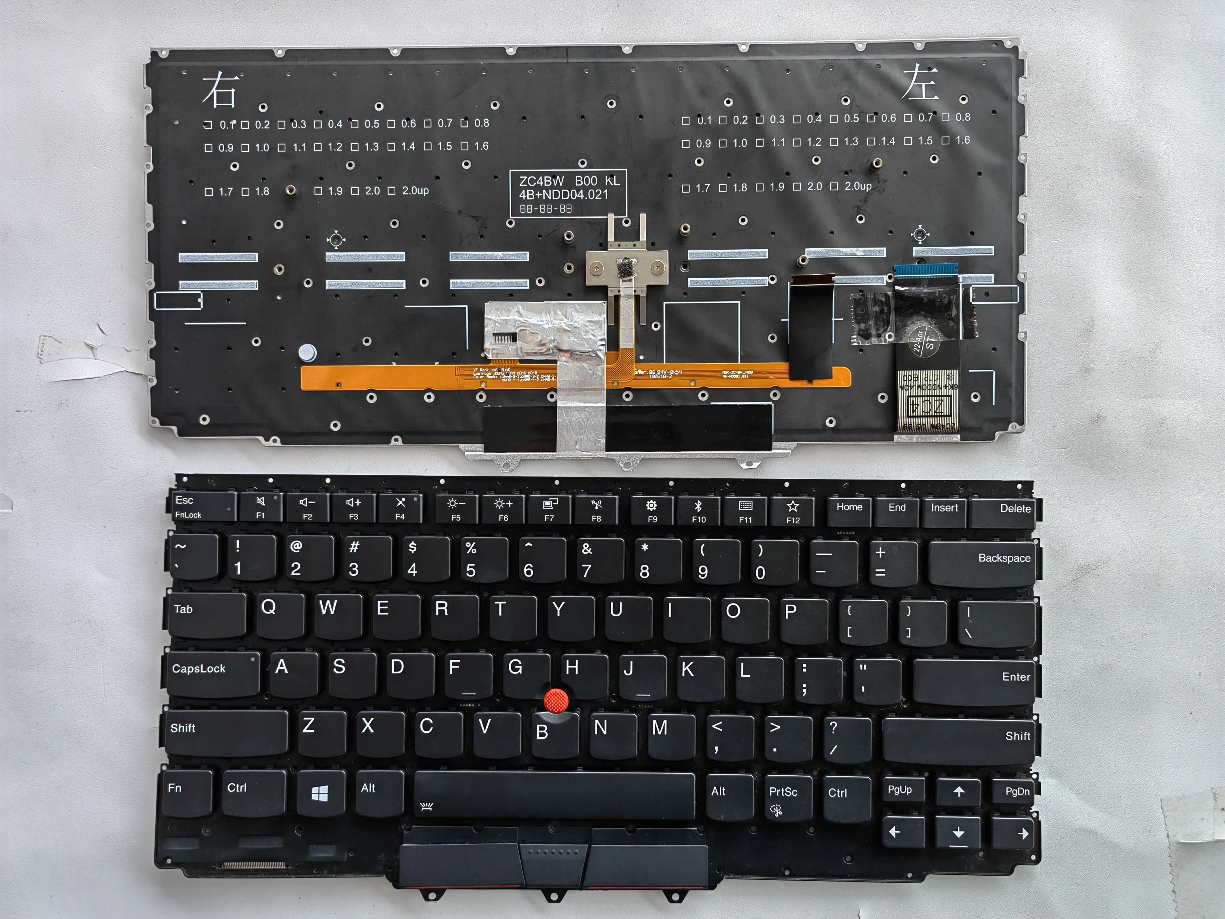 Picture of Laptop US keyboard forNew Replacement Keyboard Laptop For IBM YOGA X1 2017 BLACK With Point Backlit US US Layout